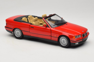 BMW 3 Series E36 Cabriolet Rouge UT Models 1:18 BMW005 Métal Moulé — image 6 sur 8