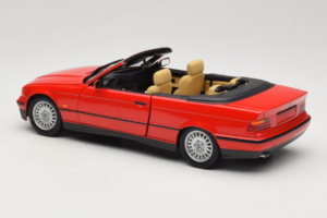 BMW 3 Series E36 Cabriolet Rouge UT Models 1:18 BMW005 Métal Moulé — image 7 sur 8