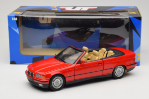 BMW 3 Series E36 Cabriolet Rouge UT Models 1:18 BMW005 Métal Moulé — image 8 sur 8