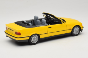 BMW 3 Series E36 Cabriolet Jaune UT Models 1:18 BMW007 Métal Moulé — image 3 sur 8