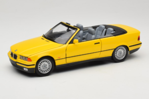BMW 3 Series E36 Cabriolet Jaune UT Models 1:18 BMW007 Métal Moulé