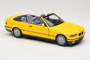 BMW 3 Series E36 Cabriolet Jaune UT Models 1:18 BMW007 Métal Moulé — image 6 sur 8