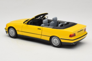 BMW 3 Series E36 Cabriolet Jaune UT Models 1:18 BMW007 Métal Moulé — image 7 sur 8
