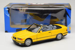 BMW 3 Series E36 Cabriolet Jaune UT Models 1:18 BMW007 Métal Moulé — image 8 sur 8