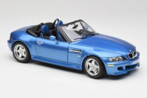BMW Z3 E36 M Roadster Estoril Blue Bburago 1:18 3349-M1 Métal Moulé — image 6 sur 8