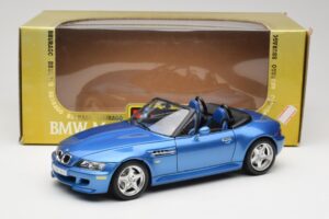 BMW Z3 E36 M Roadster Estoril Blue Bburago 1:18 3349-M1 Métal Moulé — image 8 sur 8