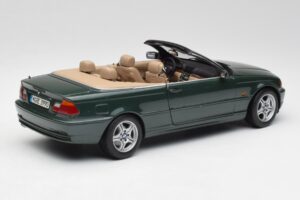 BMW 3 E46 Cabriolet Vert Kyosho 1:18 80430009757 Métal Moulé — image 3 sur 8