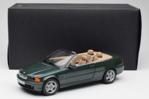 BMW 3 E46 Cabriolet Vert Kyosho 1:18 80430009757 Métal Moulé — image 8 sur 8
