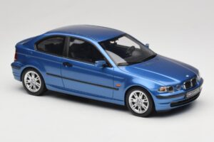 BMW 318ti E46 Compact Estoril Blue Otto 1:18 OT462 Résine — image 4 sur 6