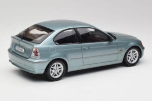BMW 325Ti E46 Compact Bleu Clair Métallisé Kyosho 1:18 80430024439 Métal Moulé — image 3 sur 8