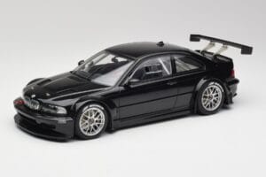 BMW M3 GTR E46 Plain Body Jet Noir AUTOart 1:18 80447 Métal Moulé