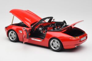 BMW Z8 E52 Roadster Rouge Vif Bburago 1:18 12032 Métal Moulé — image 5 sur 8
