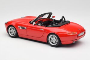 BMW Z8 E52 Roadster Rouge Vif Bburago 1:18 12032 Métal Moulé — image 7 sur 8