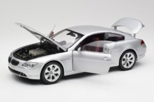 BMW 645Ci E63 Argent Kyosho 1:18 80430153285 Métal Moulé — image 2 sur 8
