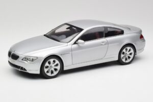 BMW 645Ci E63 Argent Kyosho 1:18 80430153285 Métal Moulé
