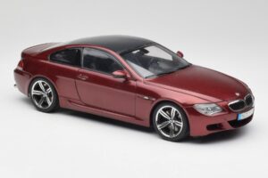 BMW M6 E63 Rouge Kyosho 1:18 80430398134 Métal Moulé — image 6 sur 8