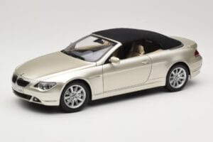 BMW 6 Series E64 Cabriolet Mineral Silver Metallic Kyosho 1:18 80430153437 Métal Moulé — image 3 sur 9