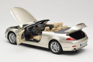 BMW 6 Series E64 Cabriolet Mineral Silver Metallic Kyosho 1:18 80430153437 Métal Moulé — image 6 sur 9