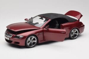 BMW M6 E64 Cabriolet Rouge Kyosho 1:18 80430417423 Métal Moulé — image 2 sur 8