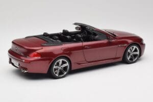 BMW M6 E64 Cabriolet Rouge Kyosho 1:18 80430417423 Métal Moulé — image 3 sur 8