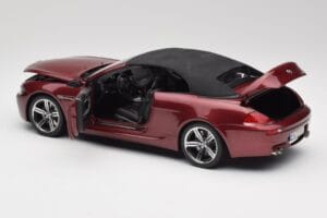 BMW M6 E64 Cabriolet Rouge Kyosho 1:18 80430417423 Métal Moulé — image 5 sur 8