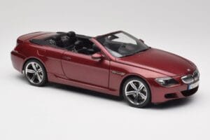 BMW M6 E64 Cabriolet Rouge Kyosho 1:18 80430417423 Métal Moulé — image 6 sur 8