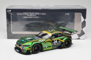 BMW Z4 E89 GT3 #24 Saudi Falcons K. Al Faisal / A. Binladen Dubai 24 Hours 2013 Minichamps 1:18 151132324 Métal Moulé — image 6 sur 6