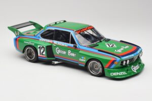 BMW 3.5 CSL E9 Gruppe 5 #12 H. Quester / G. Nilsson Zeltweg Winner 1976 Minichamps 1:18 180762012 Métal Moulé — image 6 sur 8