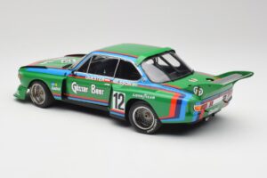 BMW 3.5 CSL E9 Gruppe 5 #12 H. Quester / G. Nilsson Zeltweg Winner 1976 Minichamps 1:18 180762012 Métal Moulé — image 7 sur 8