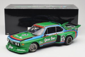 BMW 3.5 CSL E9 Gruppe 5 #12 H. Quester / G. Nilsson Zeltweg Winner 1976 Minichamps 1:18 180762012 Métal Moulé — image 8 sur 8