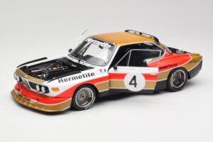 BMW 3.5 CSL E9 Gruppe 5 #4 J. Fitzpatrick / T. Walkinshaw Silverstone Winner 1976 Minichamps 1:18 180762004 Métal Moulé — image 2 sur 8