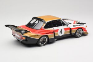 BMW 3.5 CSL E9 Gruppe 5 #4 J. Fitzpatrick / T. Walkinshaw Silverstone Winner 1976 Minichamps 1:18 180762004 Métal Moulé — image 3 sur 8