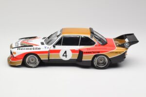 BMW 3.5 CSL E9 Gruppe 5 #4 J. Fitzpatrick / T. Walkinshaw Silverstone Winner 1976 Minichamps 1:18 180762004 Métal Moulé — image 4 sur 8