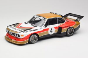 BMW 3.5 CSL E9 Gruppe 5 #4 J. Fitzpatrick / T. Walkinshaw Silverstone Winner 1976 Minichamps 1:18 180762004 Métal Moulé