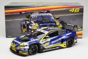 BMW M4 GT3 G82 #46 A. Farfus / V. Rossi Team WRT 24 Hours of Spa 2023 Minichamps 1:18 113232646 Métal Moulé — image 8 sur 8