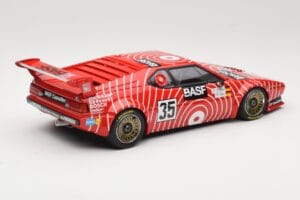 BMW M1 BASF GS Sport #35 H-J. Stuck / H. Heyer 6 Hours of Silverstone 1981 Minichamps 1:18 155812935 Métal Moulé — image 2 sur 6