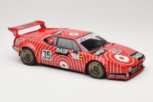 BMW M1 BASF GS Sport #35 H-J. Stuck / H. Heyer 6 Hours of Silverstone 1981 Minichamps 1:18 155812935 Métal Moulé — image 4 sur 6