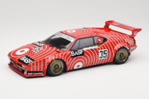 BMW M1 BASF GS Sport #35 H-J. Stuck / H. Heyer 6 Hours of Silverstone 1981 Minichamps 1:18 155812935 Métal Moulé