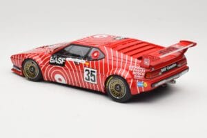 BMW M1 BASF GS Sport #35 H-J. Stuck / H. Heyer 6 Hours of Silverstone 1981 Minichamps 1:18 155812935 Métal Moulé — image 5 sur 6
