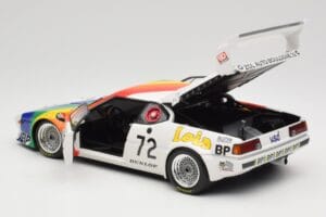 BMW M1 #72 BMW France Zol Auto B. Rousselot / J. Servanin 24 Hours of Le Mans 1981 Minichamps 1:18 180812972 Métal Moulé — image 5 sur 8