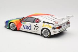 BMW M1 #72 BMW France Zol Auto B. Rousselot / J. Servanin 24 Hours of Le Mans 1981 Minichamps 1:18 180812972 Métal Moulé — image 7 sur 8