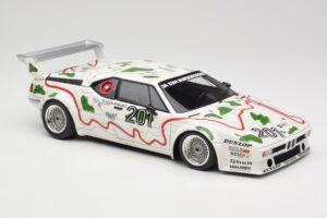 BMW M1 Procar #201 BMW Motorsport H. Stuck / N. Piquet 1000km Nürburgring 1980 Minichamps 1:18 180802901 Métal Moulé — image 6 sur 8