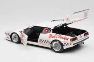 BMW M1 #25 Red Lobster D. Cowart / K. Miller LA Times GP Riverside 1981 Minichamps 1:18 180812925 Métal Moulé — image 7 sur 8