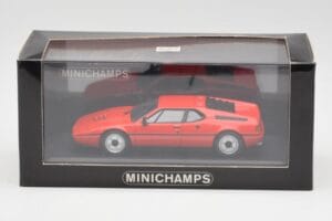 BMW M1 Rouge Minichamps 1:43 430025022 Métal Moulé — image 4 sur 4