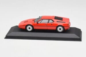 BMW M1 Rouge Minichamps 1:43 430025022 Métal Moulé