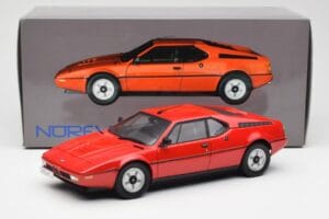 BMW M1 Rouge Norev 1:18 183220 Métal Moulé — image 8 sur 8