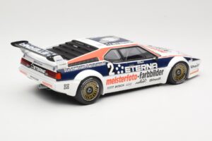 BMW M1 Schnitzer #2 H-J. Stuck Winner Deutsche Automobil Rennsport Trophy Zolder 1982 Minichamps 1:18 155822902 Métal Moulé — image 2 sur 6