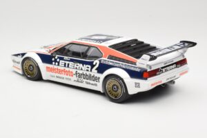 BMW M1 Schnitzer #2 H-J. Stuck Winner Deutsche Automobil Rennsport Trophy Zolder 1982 Minichamps 1:18 155822902 Métal Moulé — image 5 sur 6