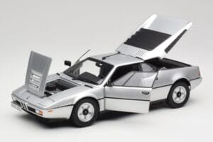 BMW M1 Argent Métallisé Norev 1:18 183226 Métal Moulé — image 2 sur 8