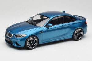 BMW M2 F87 Blue Metallic Minichamps 1:18 155026101 Métal Moulé